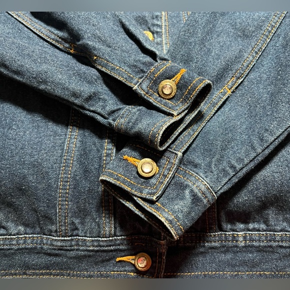 I.B. Diffusion 90’s Vintage Denim Beaded Sequined Embellished Jacket Size 6 - Picture 5 of 10